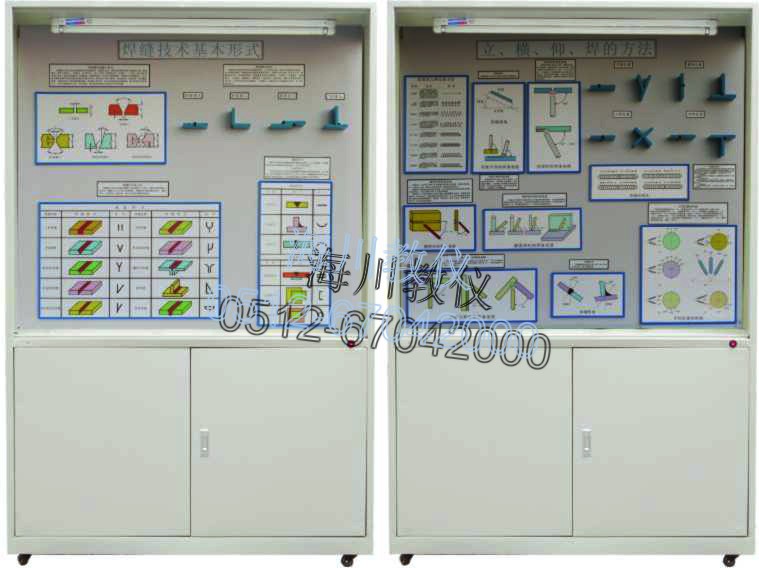 焊、鉚工工藝學(xué)示教陳列柜產(chǎn)品圖片